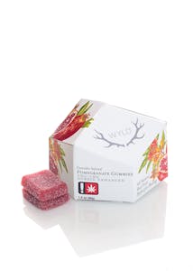 WYLD - Pomegranate 1:1 CBD + Hybrid Enhanced Gummies 50:50mg