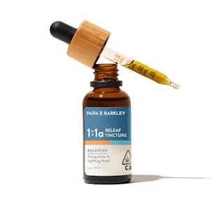 PAPA & BARKLEY - Papa & Barkley - Releaf Tincture 1:1 CBD:THCa, 30ml