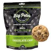 BIG PETES | INDICA CHOCOLATE CHIP COOKIES - 10PK | EDIBLE | 100MG