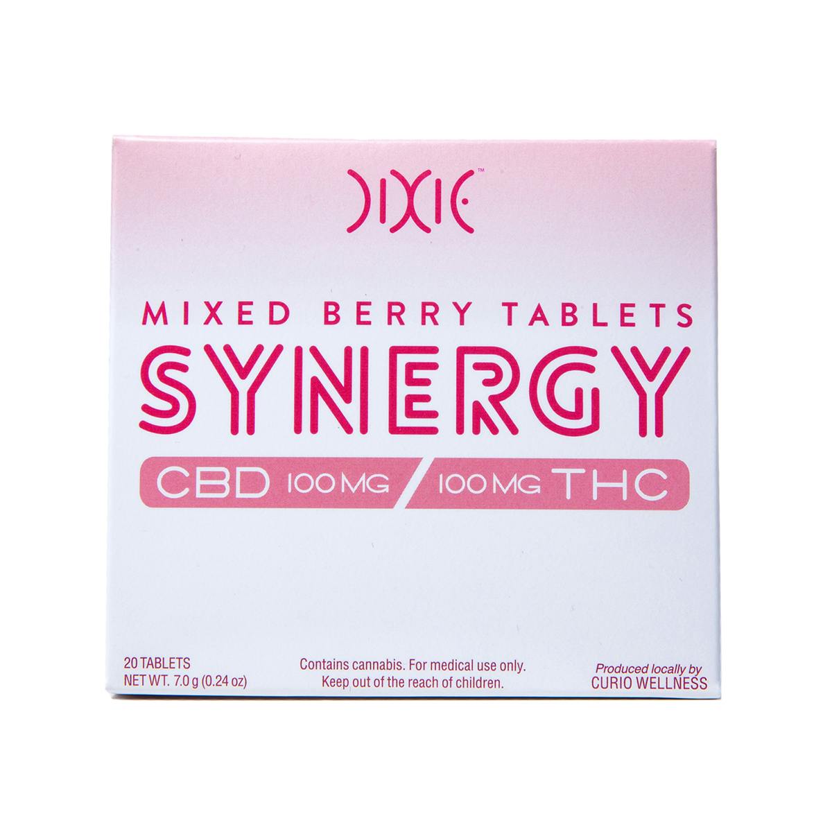 SYNERGY 1:1 Mixed Berry Tablets - Dixie Brands