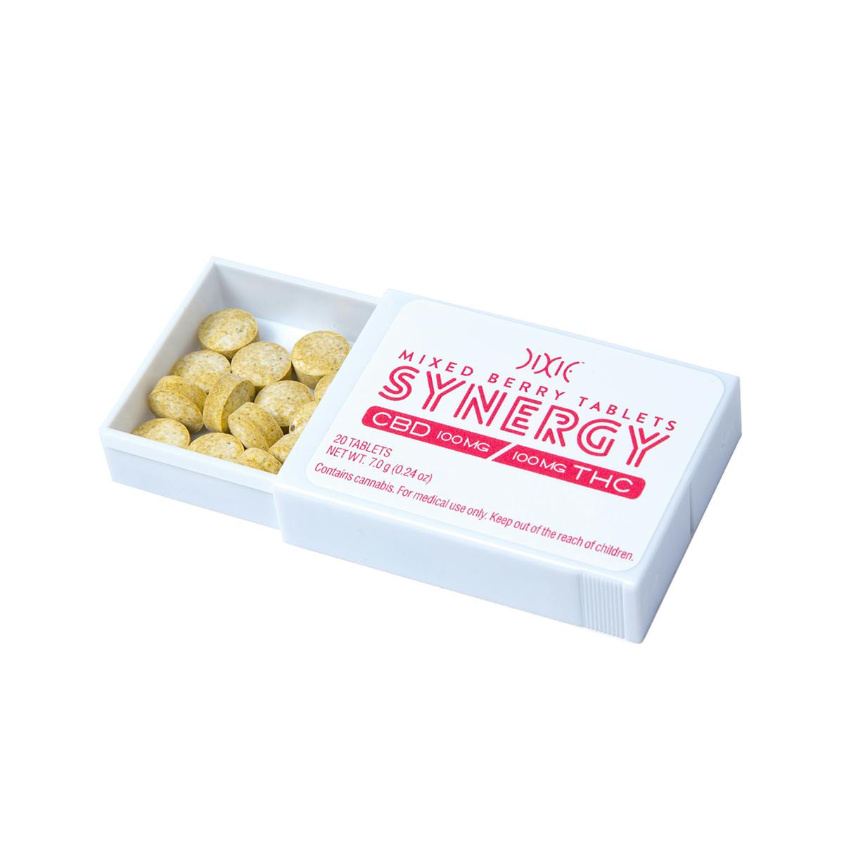 SYNERGY 1:1 Mixed Berry Tablets - Dixie Brands