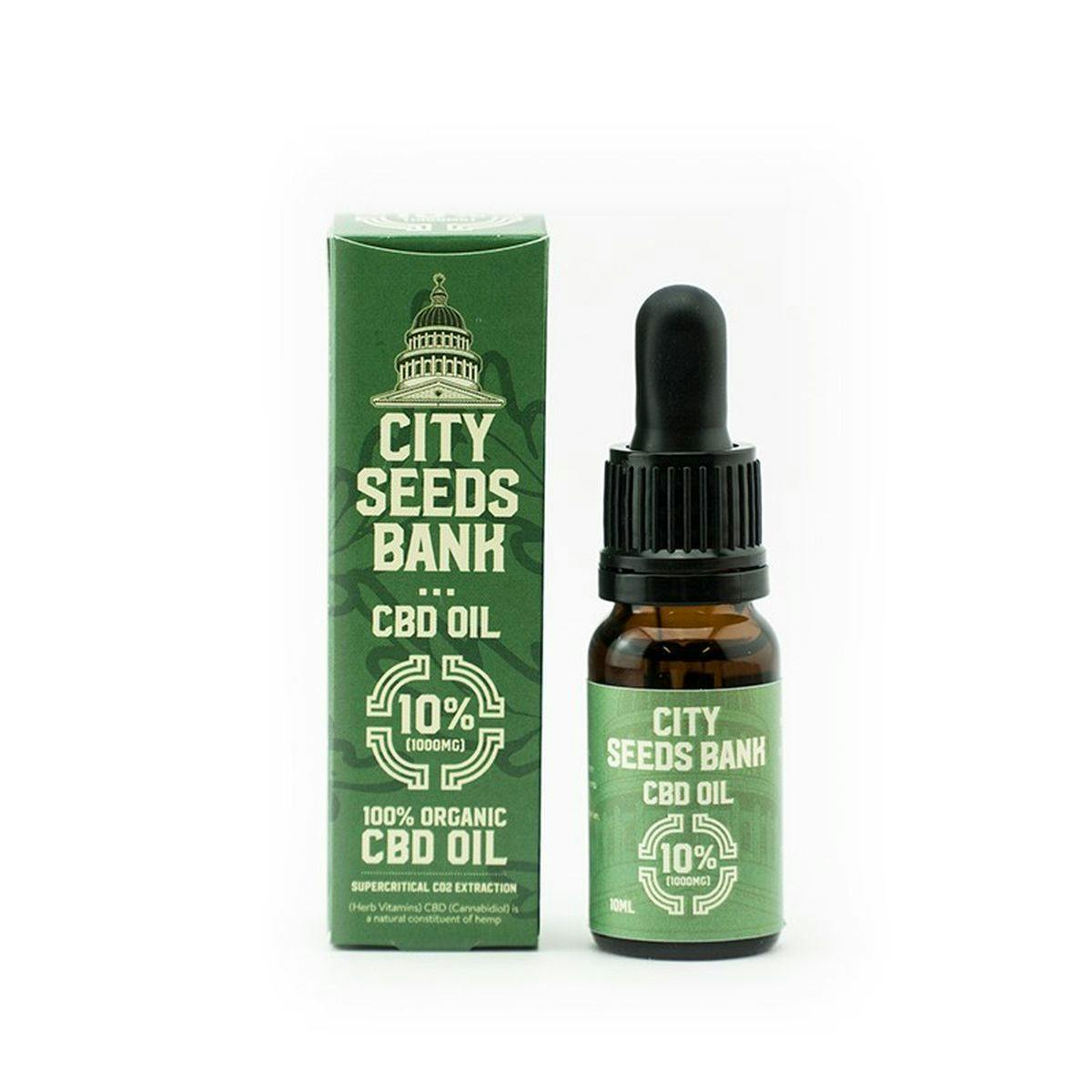 CBD Oil – 10 percent 10ML - City Seeds Bank