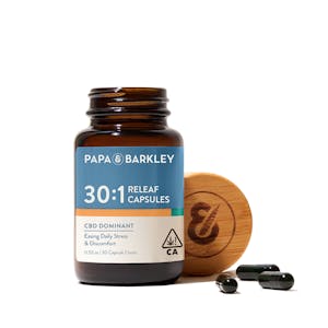 PAPA & BARKLEY - Papa & Barkley - Releaf Capsules 30:1 CBD:THC, 30CT
