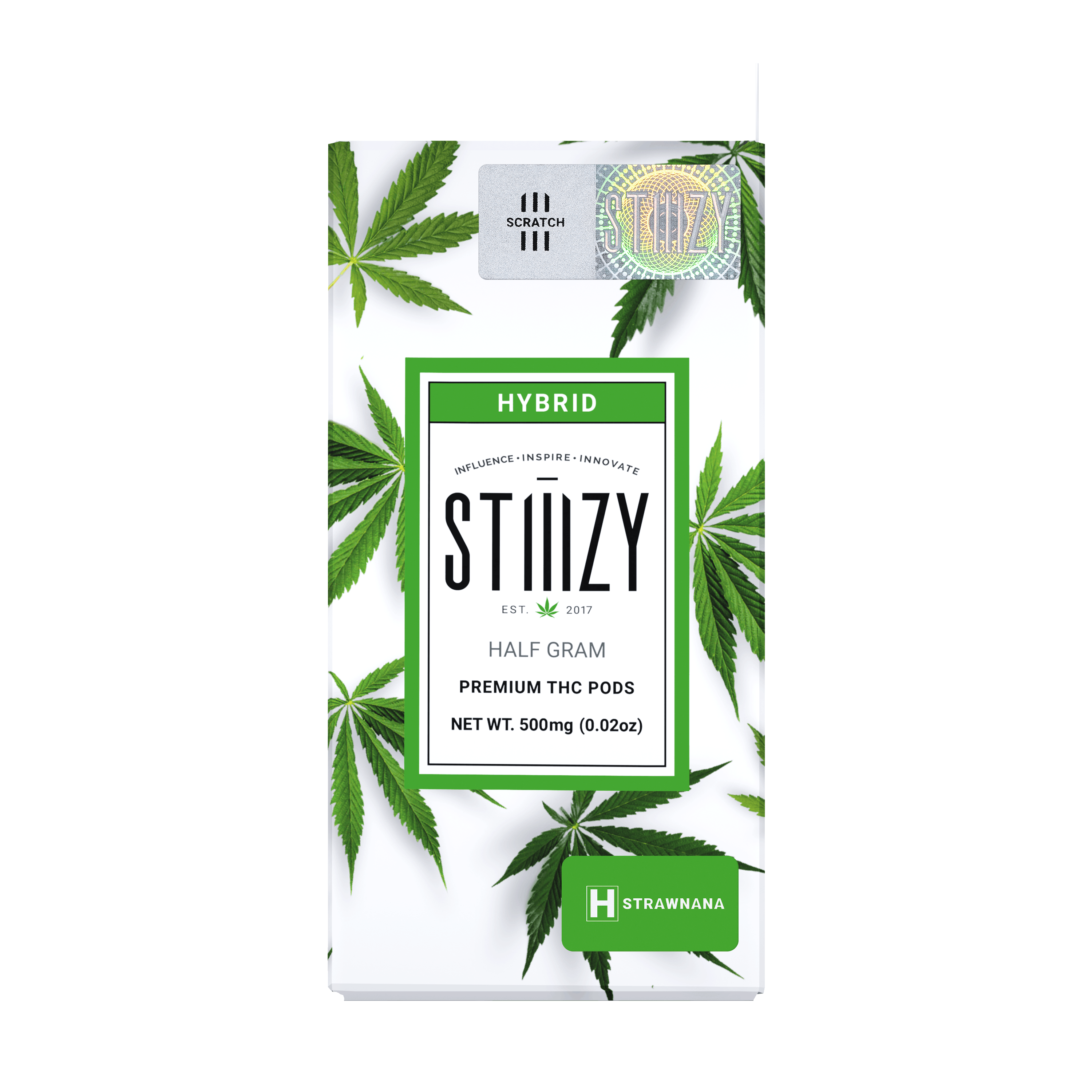 Vape Cartridge - STRAWNANA .5G Original THC Pod - STIIIZY - STIIIZY
