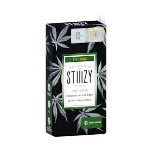 STIIIZY - STIIIZY | JUICY MELON 1:1 THC/CBD - POD | CARTRIDGE | .5G
