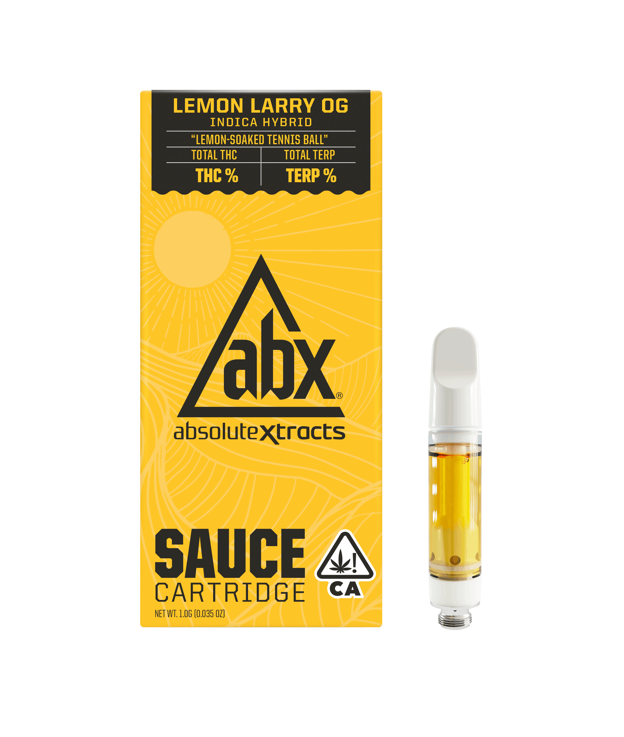 ABX - Lemon Larry OG Sauce Cartridge - 1g - ABX / absoluteXtracts