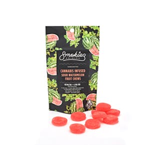 Smokiez | Sour Watermelon Fruit Chews | 10pk/100mg
