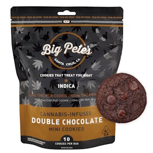 Big Pete's Treats - Big Pete's Double Chocolate Indica 100mg Cookies