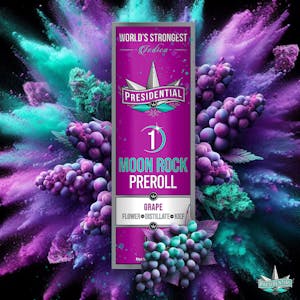 PRESIDENTIAL - Grape - 1g Moon Rock Pre-roll (Presidential)