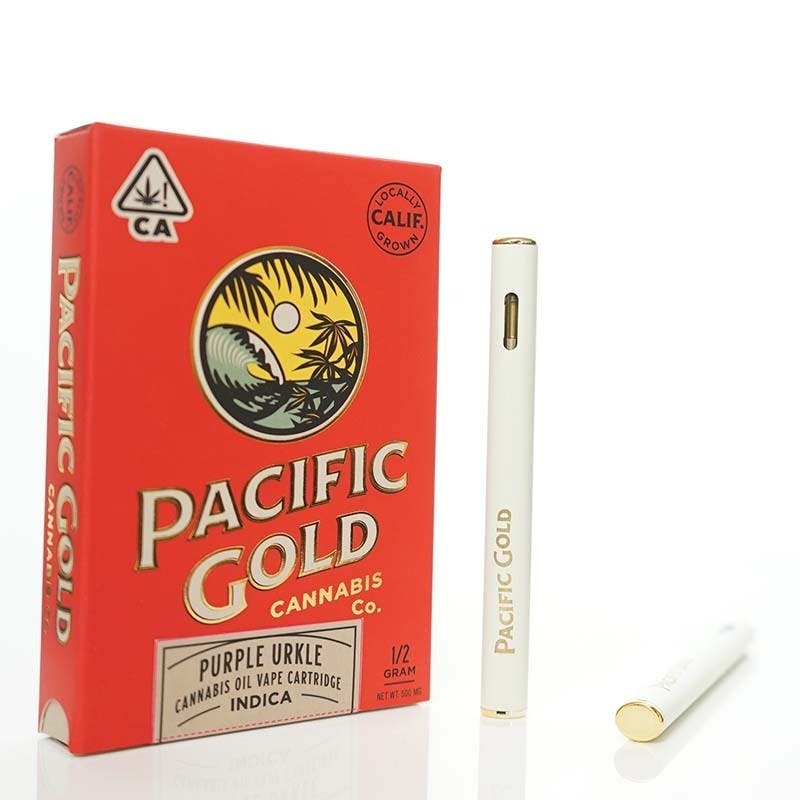 Purple Urkle (Indica) Disposable Pen - Pacific Gold Company