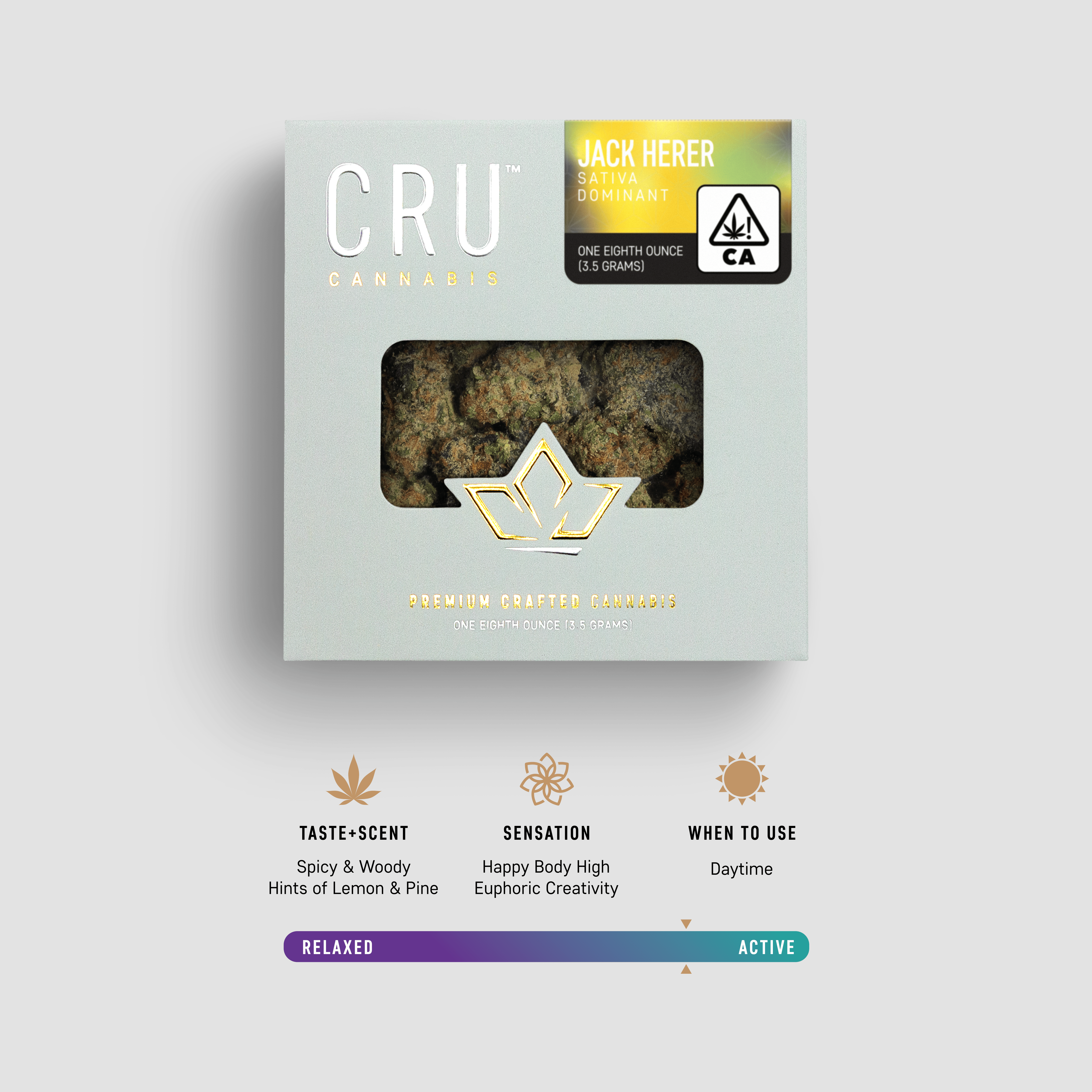 Jack Herer (3.5 Grams) - CRU Cannabis