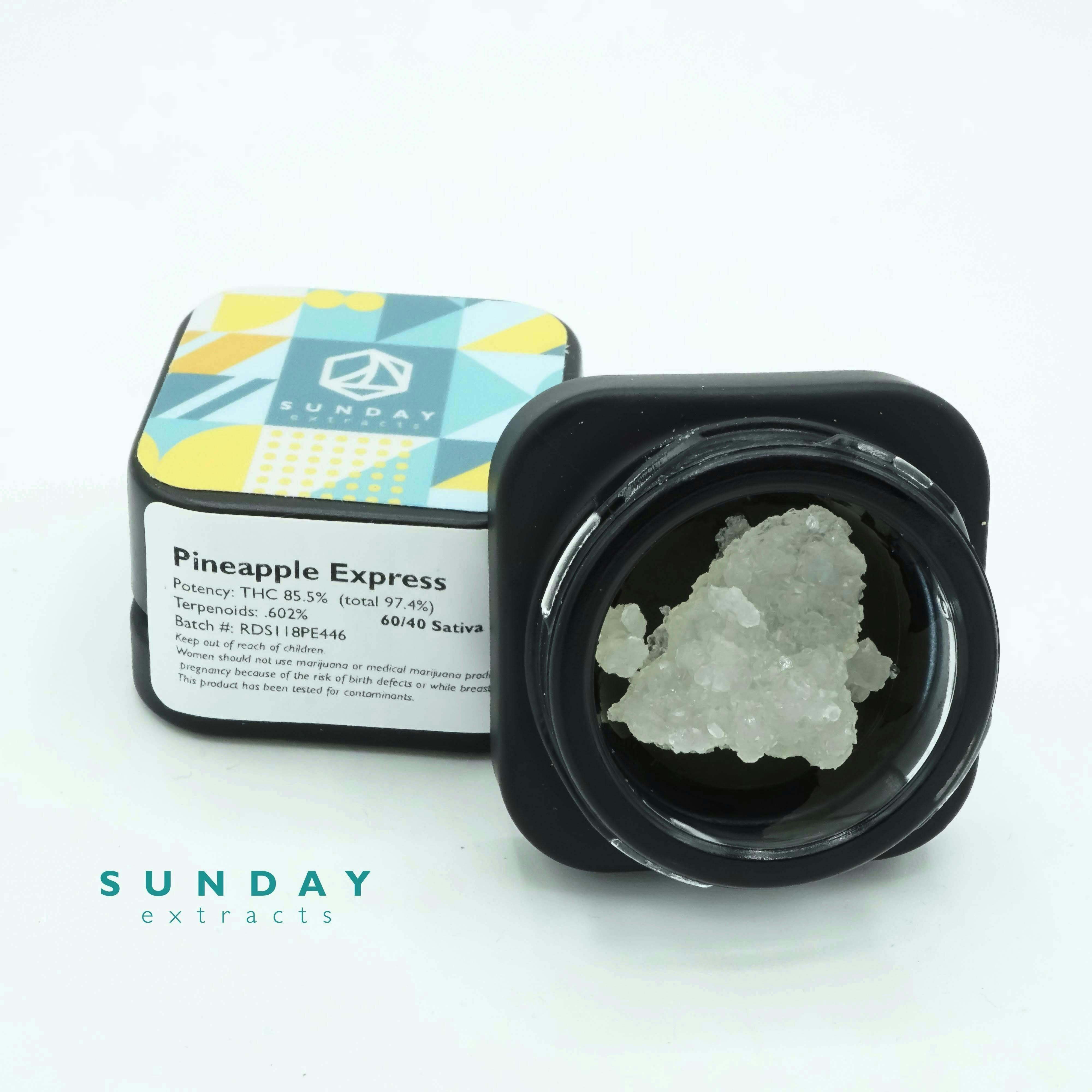 1g Concentrate Pineapple Express - Sunday Extracts