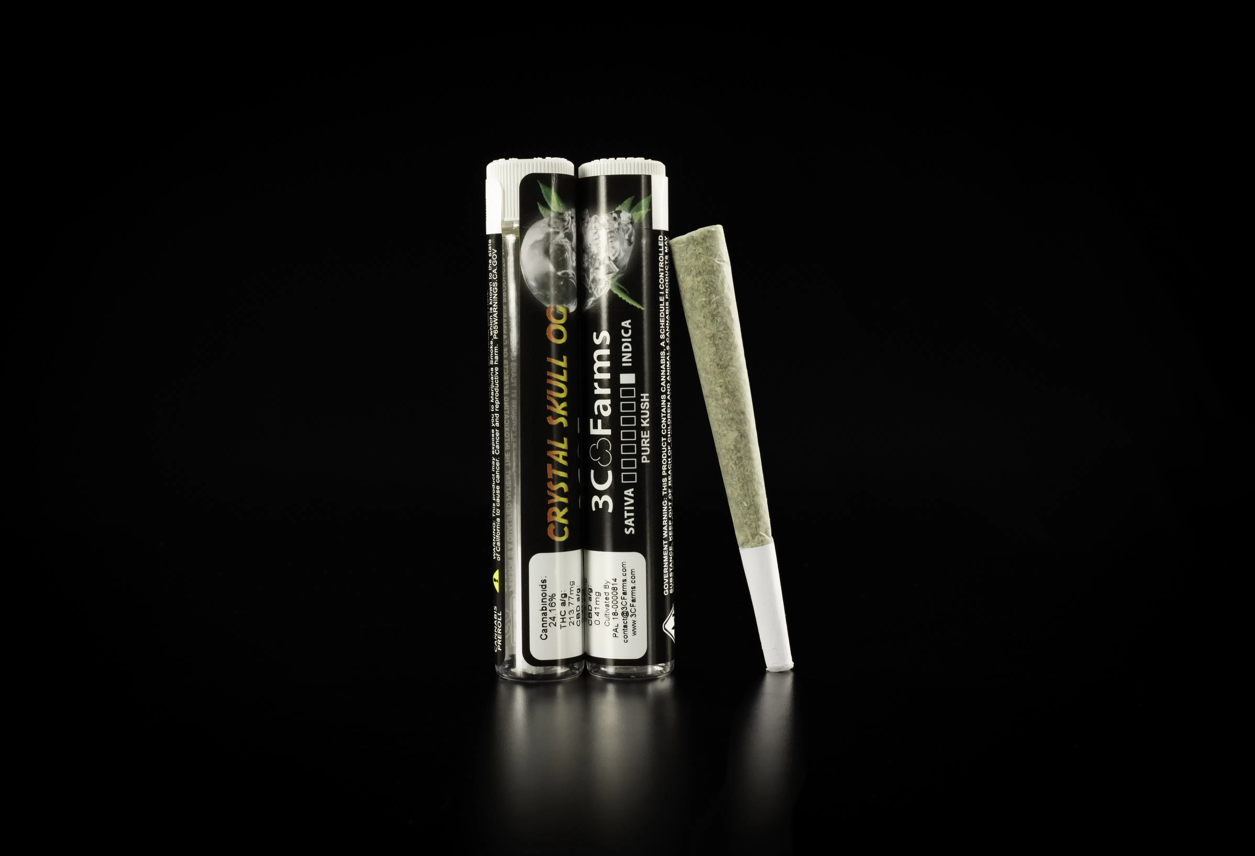 3C CANNABIS - 3C | Crystal Skull OG Preroll - 1g Main Image