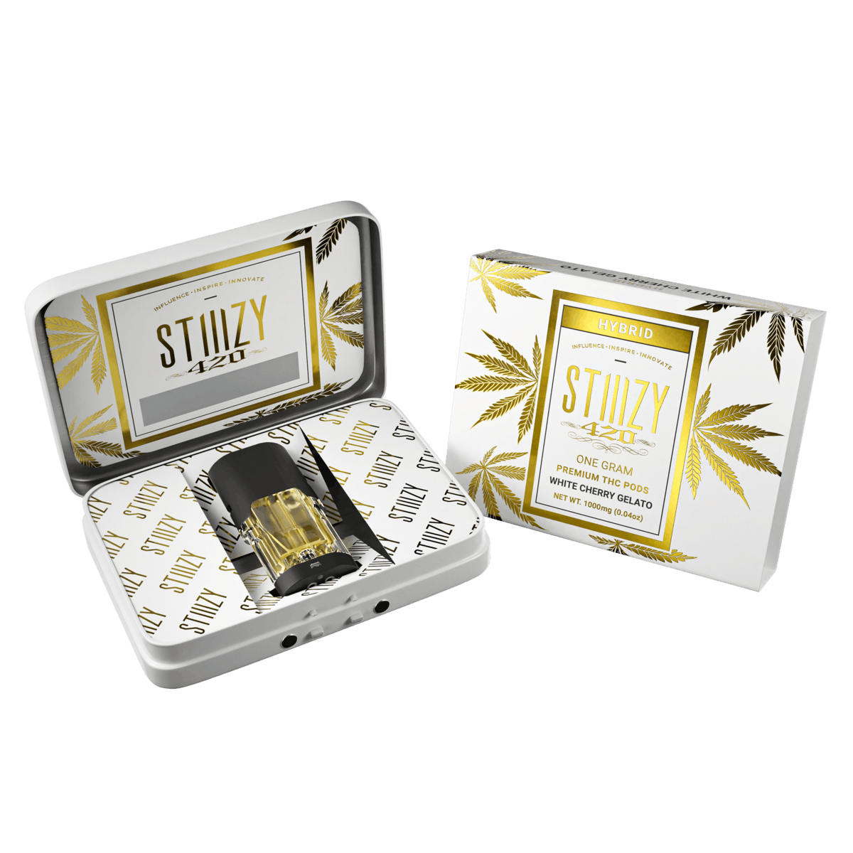 Vape Cartridge - 420: WHITE CHERRY GELATO 1G Original THC Pod - STIIIZY -  STIIIZY