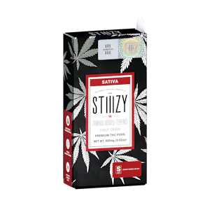 STIIIZY - Vape Cartridge - SUPER GREEN CRACK .5G CDT Pod - STIIIZY