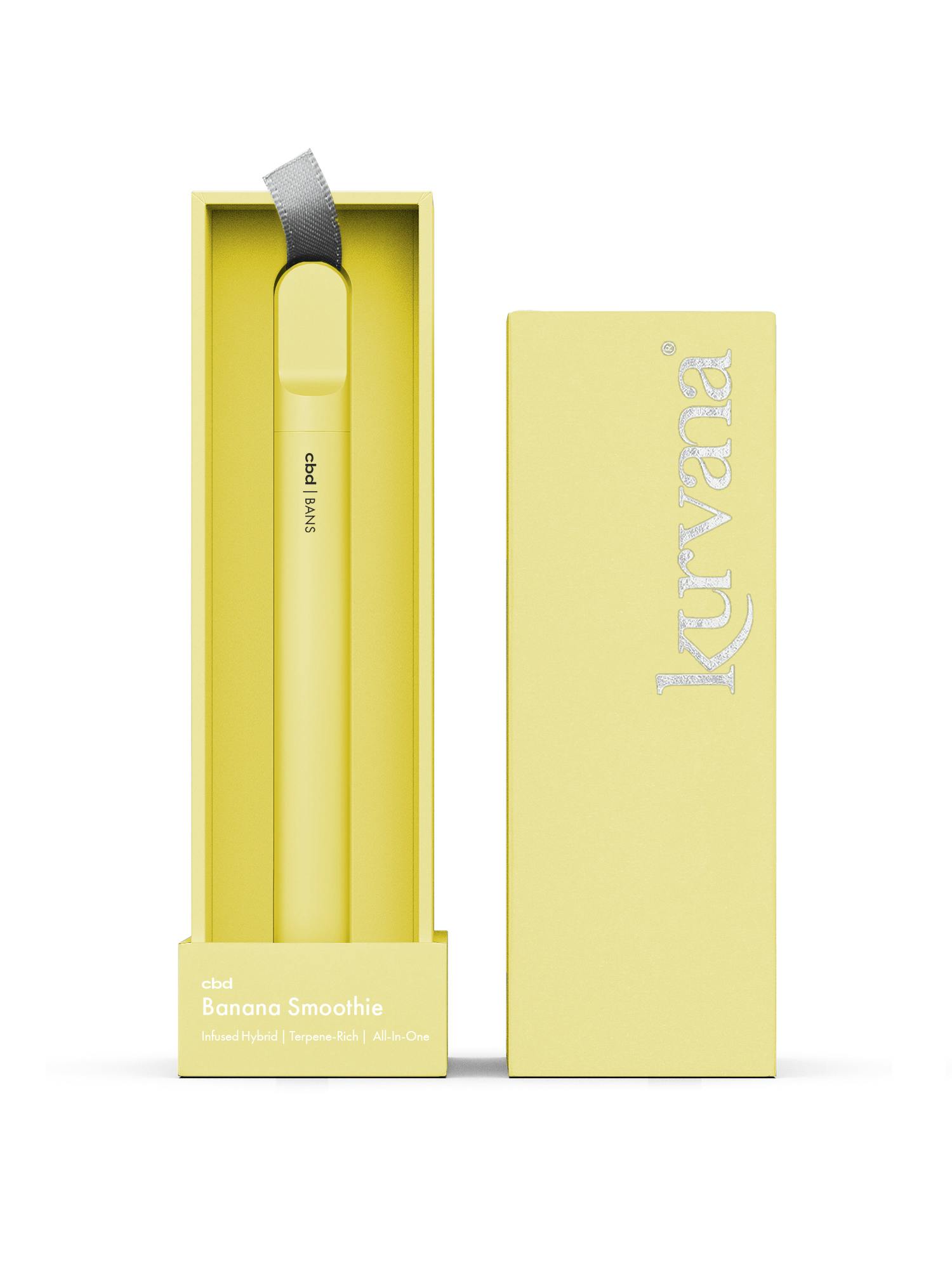 CBD All-In-One - Banana Smoothie 5:1:5 (0.5g) - Kurvana CBD All-In-One - Banana Smoothie 5:1:5 (0.5g) - Kurvana