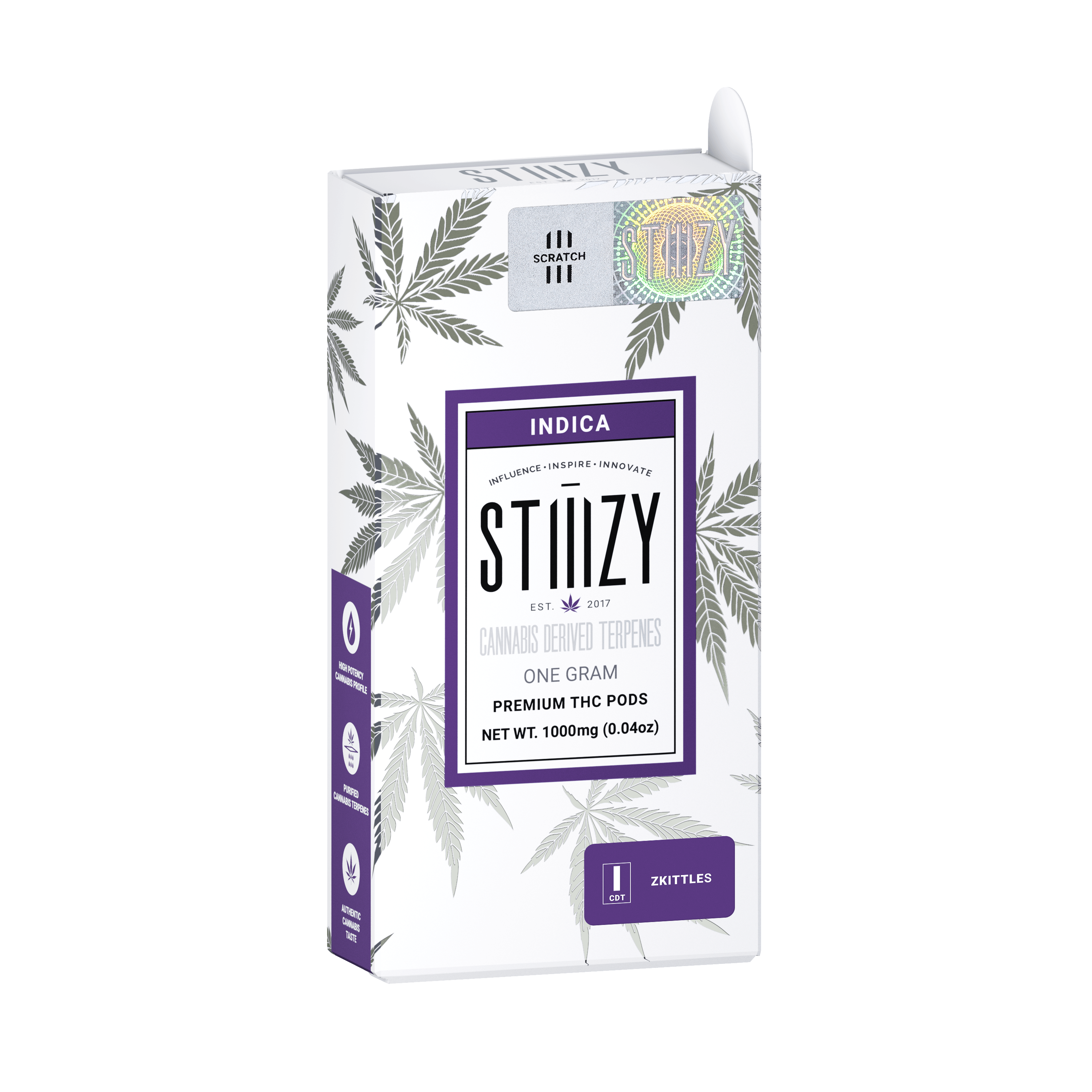 CRDP×DGNリキッド 1ml Zukittlez Vape Cartridge - ZKITTLEZ 1G CDT Pod - STIIIZY - STIIIZY
