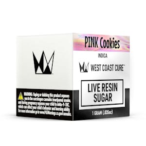 WEST COAST CURE - 1g West Coast Cure Live Resin Sugar - Pink Cookies 80%