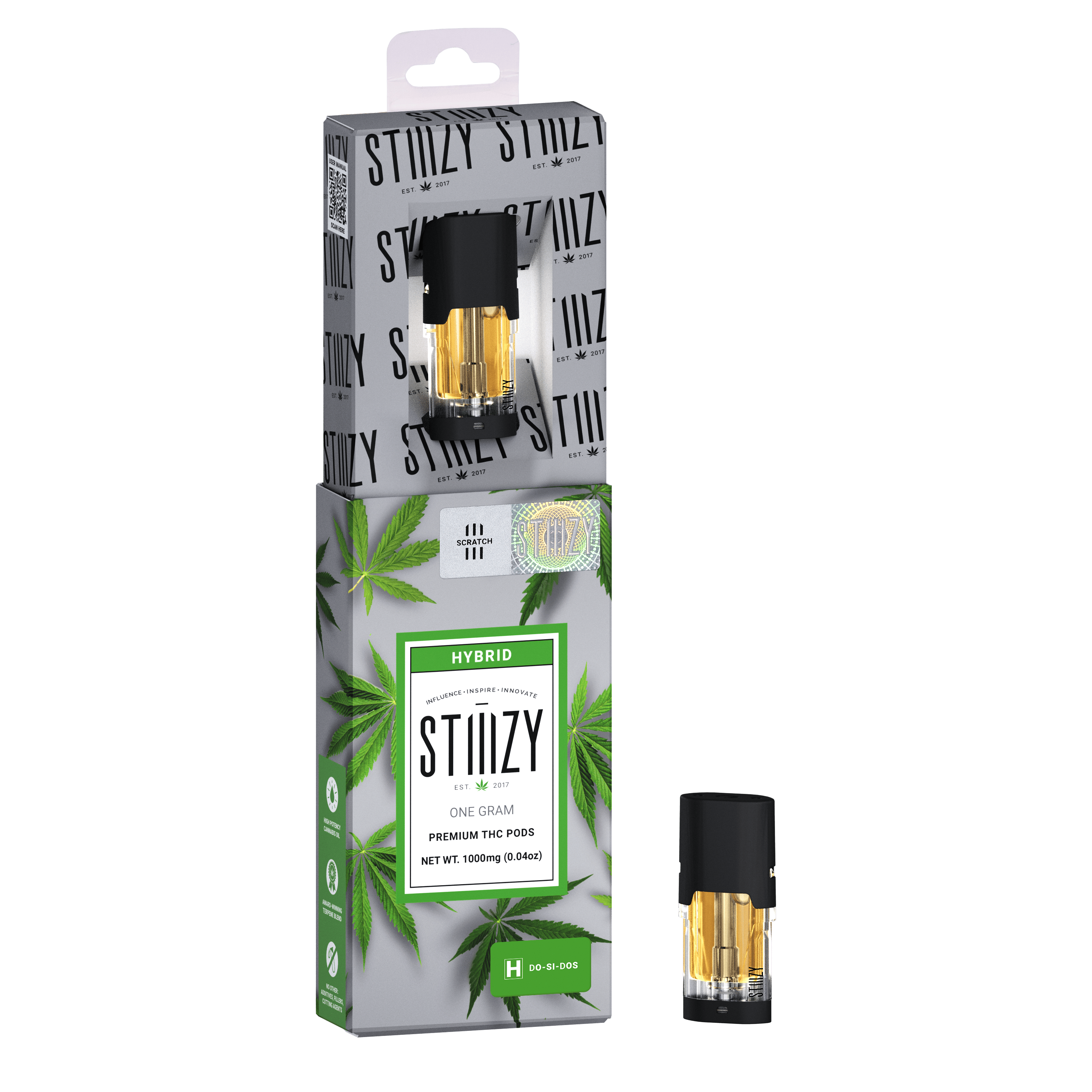 Vape Cartridge - DO-SI-DOS 1G Original THC Pod - STIIIZY - STIIIZY