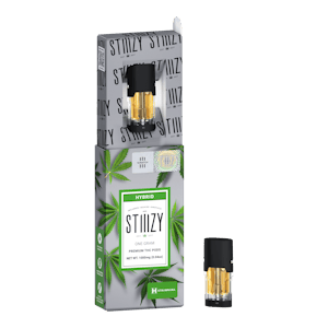 STIIIZY - Vape Cartridge - STRAWNANA 1G Original THC Pod - STIIIZY
