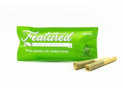 FEATURED FARMS - Featured Farms Infused Prerolls 2pk Blue Dream 1g