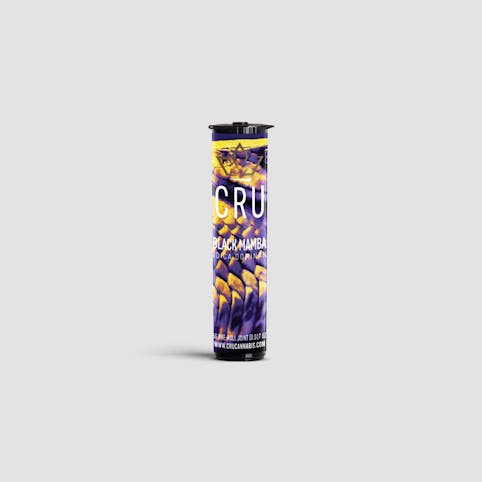 CRU Cannabis - Black Mamba (0.5G Pre-Roll)