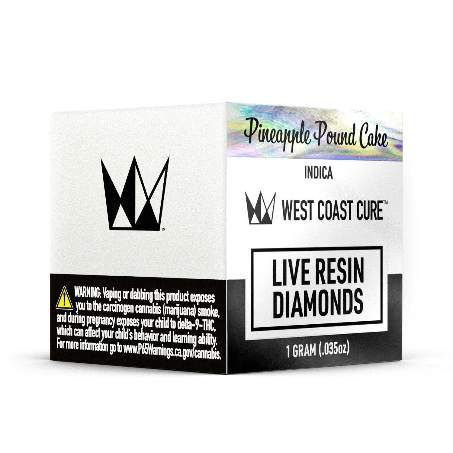 West Coast Cure - Pineapple Pound Cake Live Resin Diamonds 1g Main Image