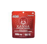 KANHA - NANO - Cran-Pomegranate Punch - Sativa - 100mg THC - 10-pack