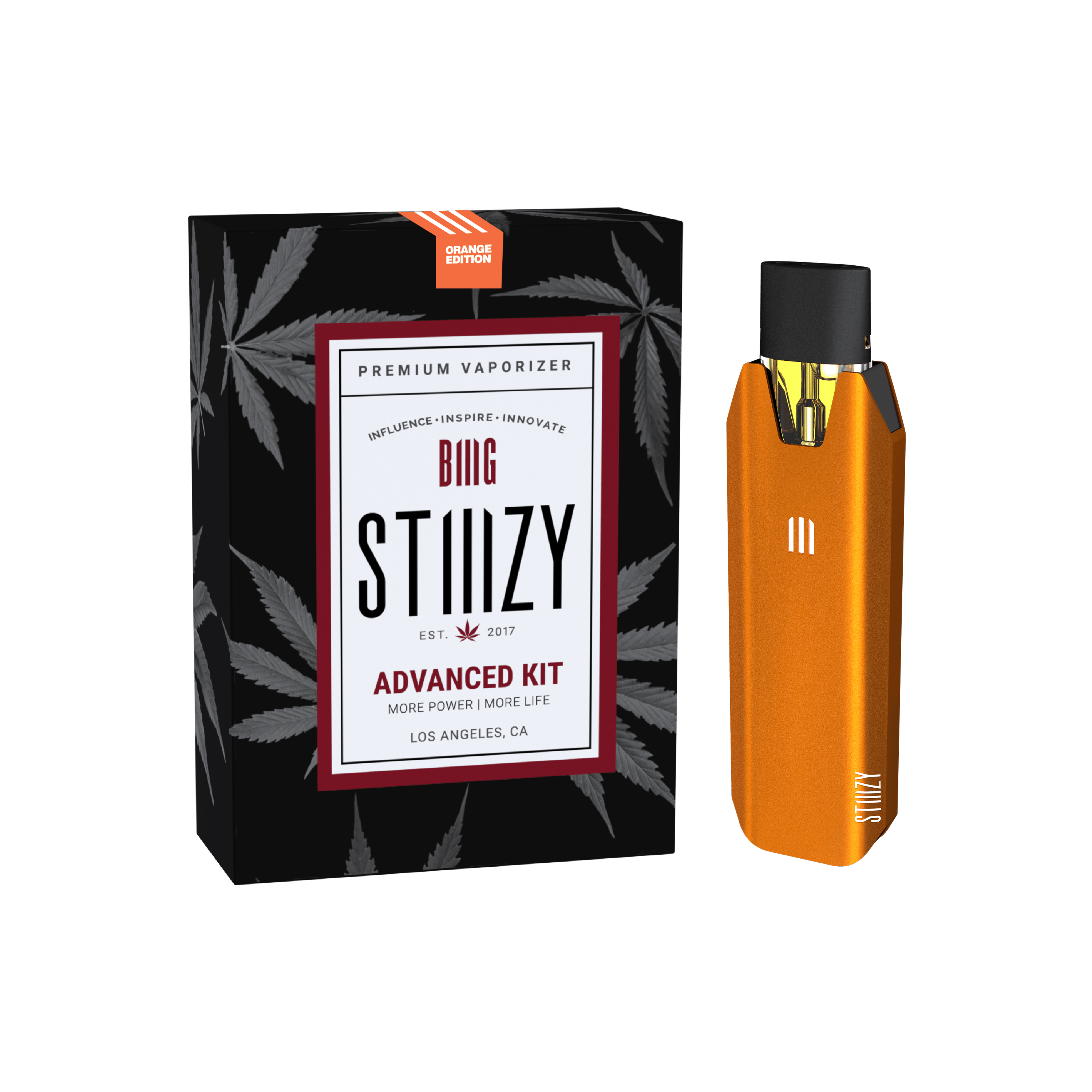 Stiiizy Biiig Battery + Charger Orange