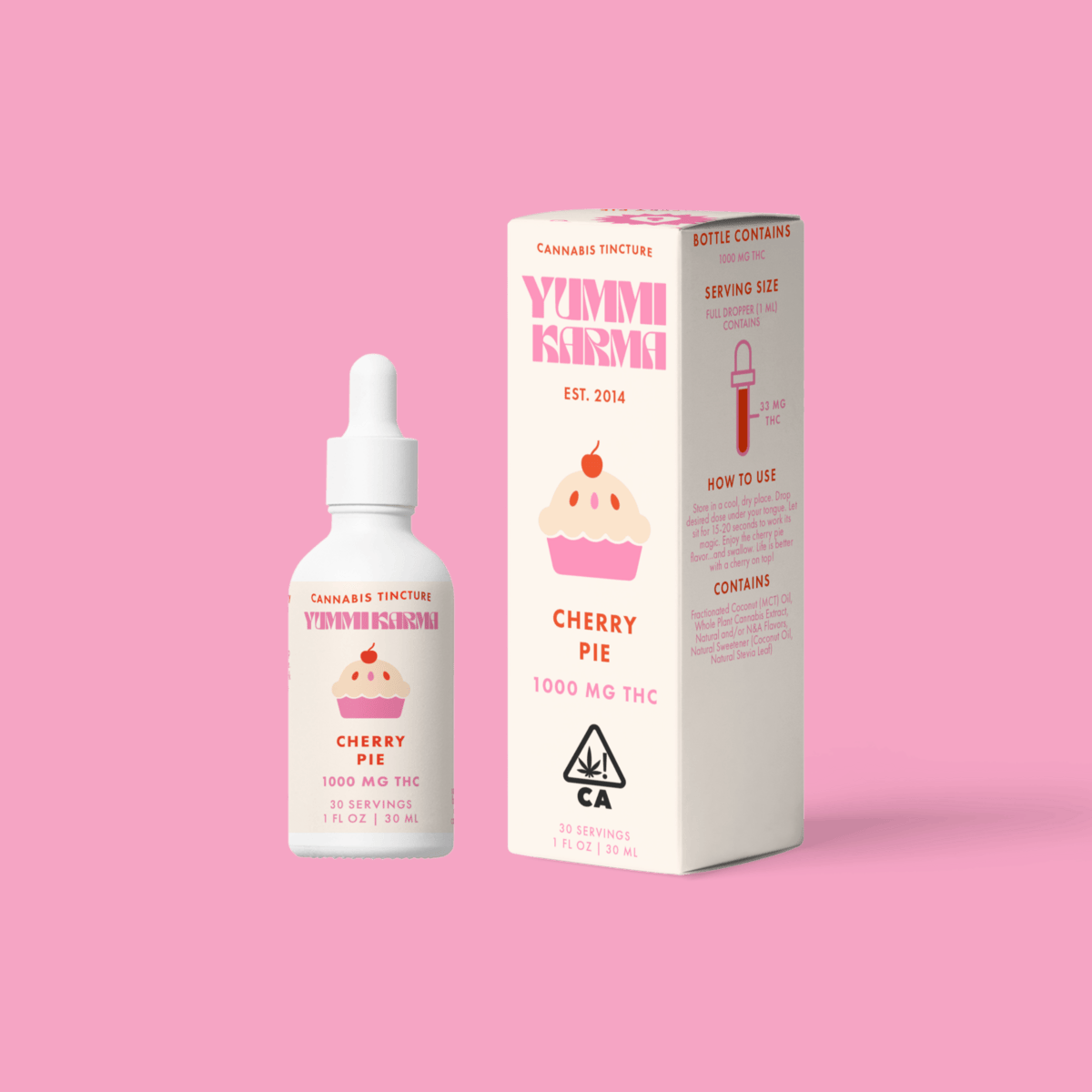 Yummi Karma Drops - Cherry Pie 1000mg THC - Yummi Karma