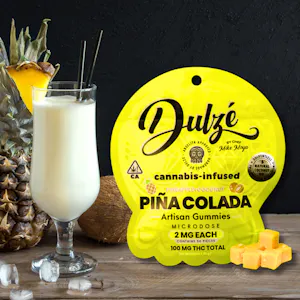 Dulze - Dulze Microdose 50pk Gummies Pina Colada