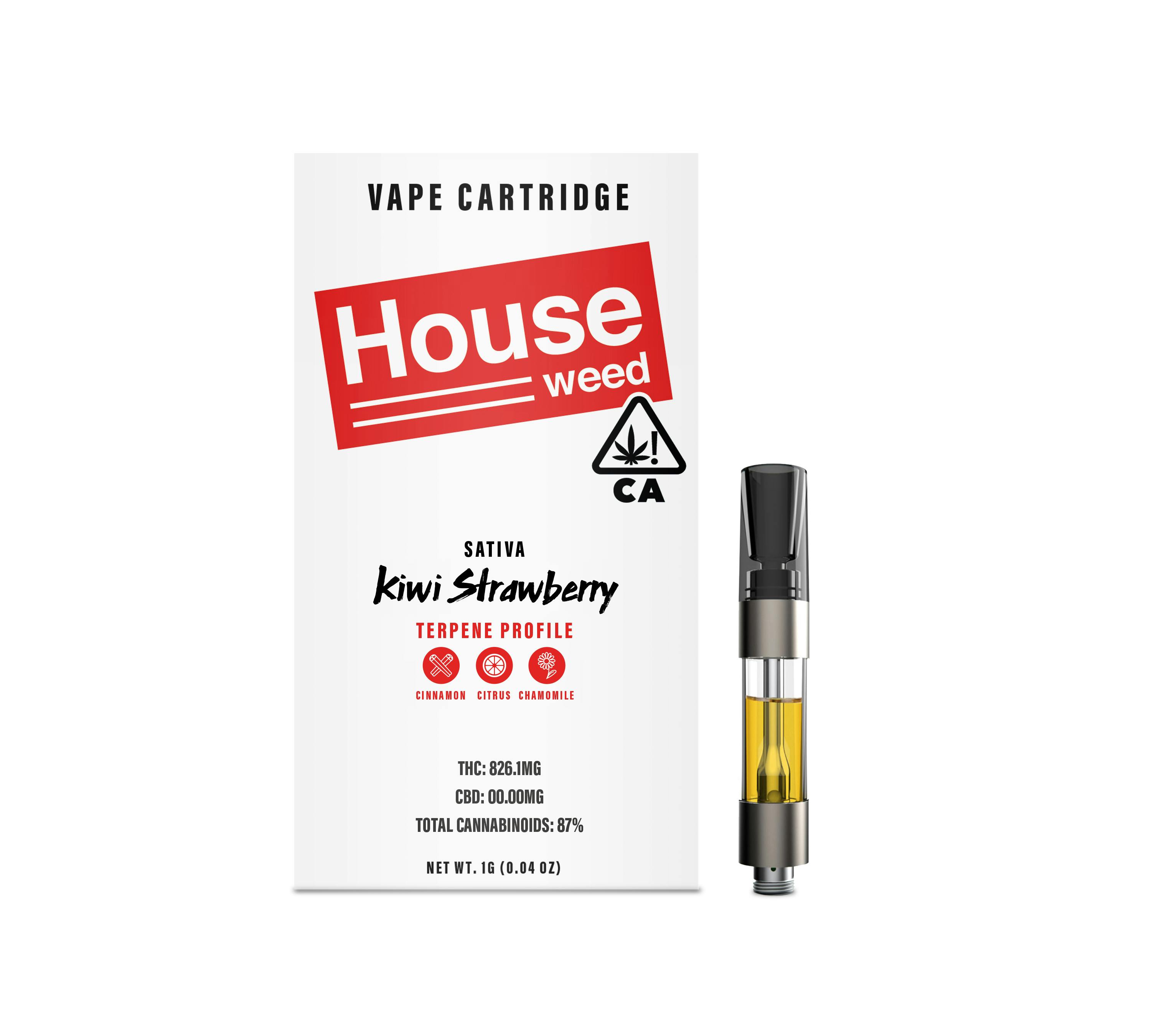 House Weed | Kiwi Strawberry | Vape 1g