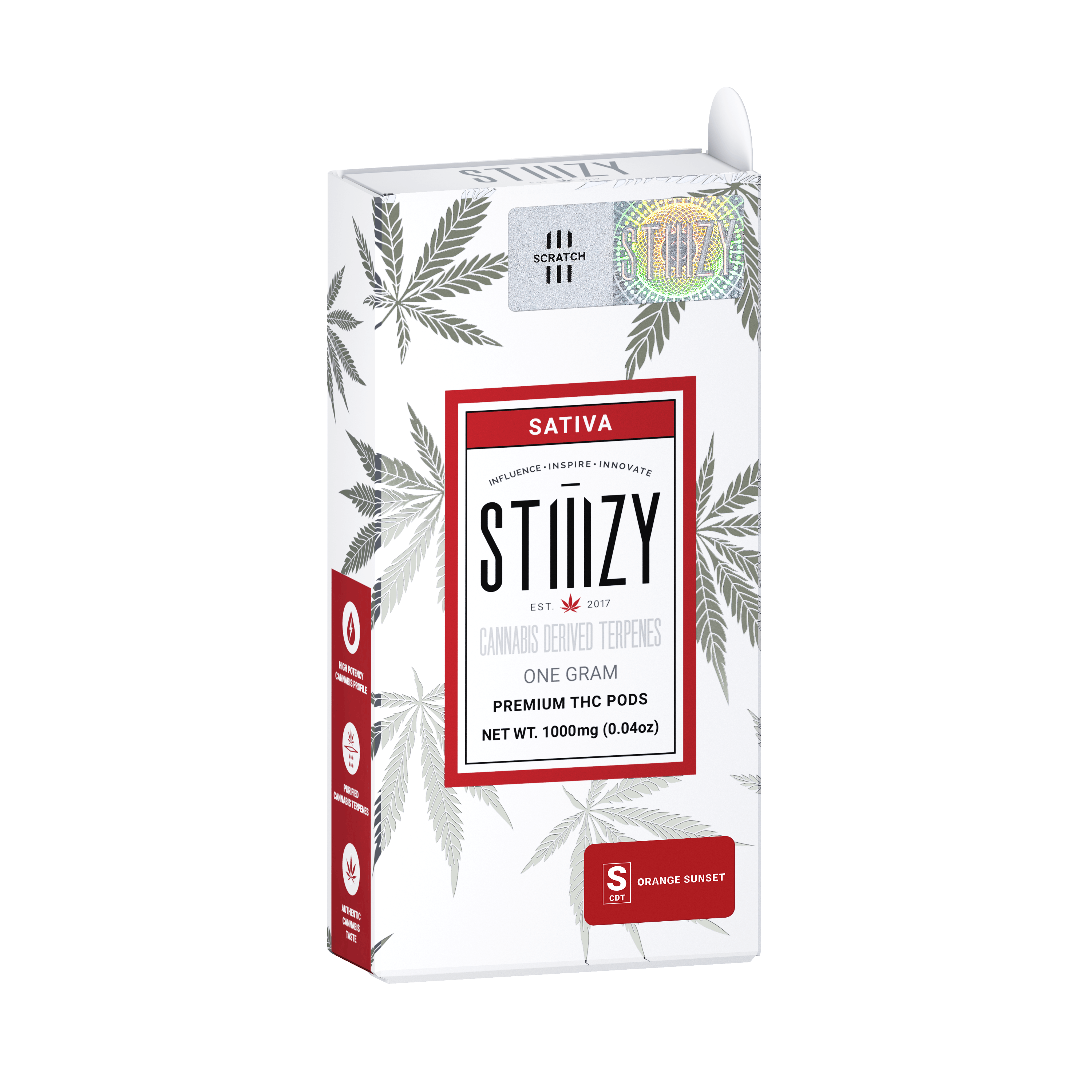 【SEAL限定商品】 Vape Cartridge STIIIZY - STIIIZY - Pod CDT 1G SUNSET ORANGE - リラクゼーショングッズ