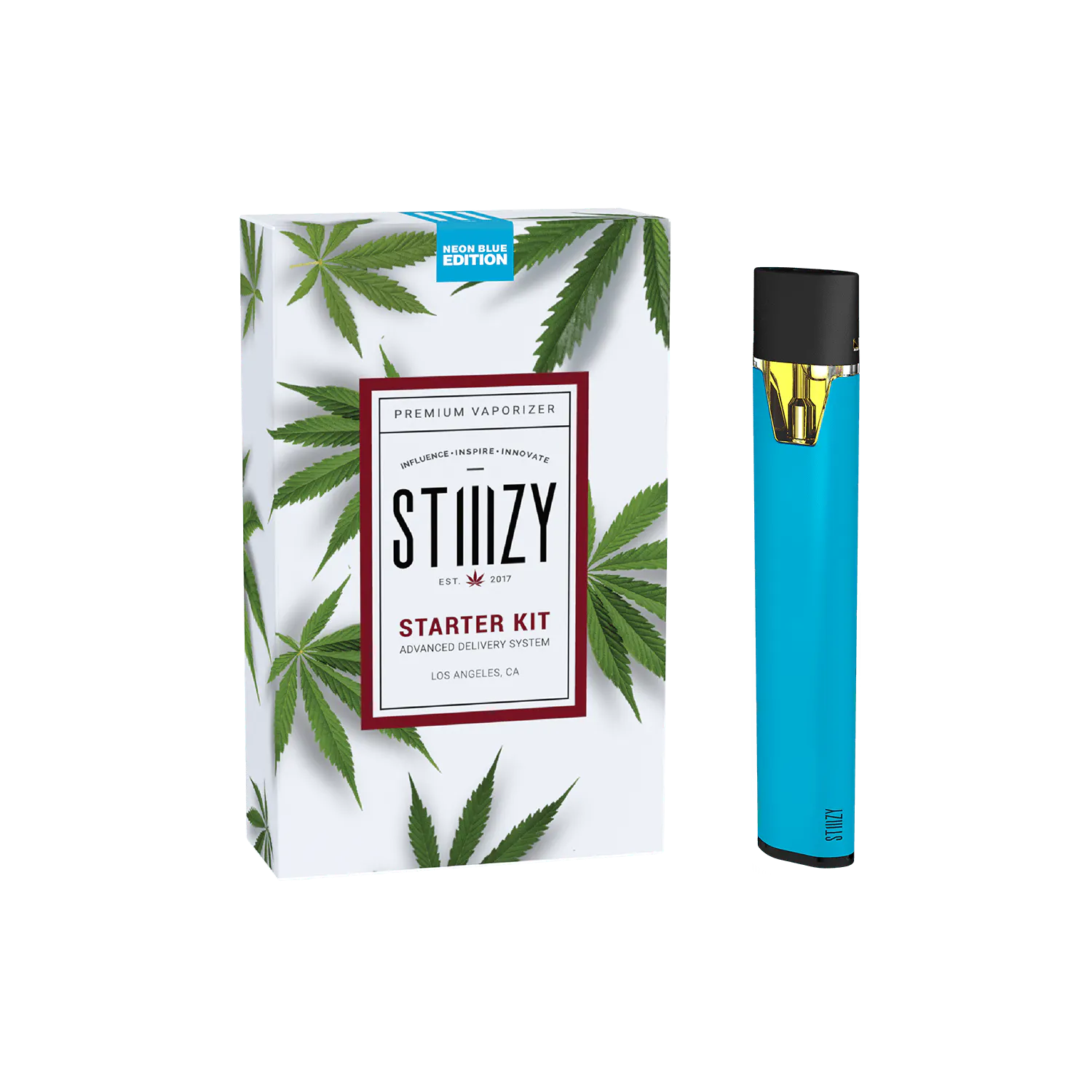 STIIIZY - Stiiizy Starter Kit Battery Neon Blue Main Image