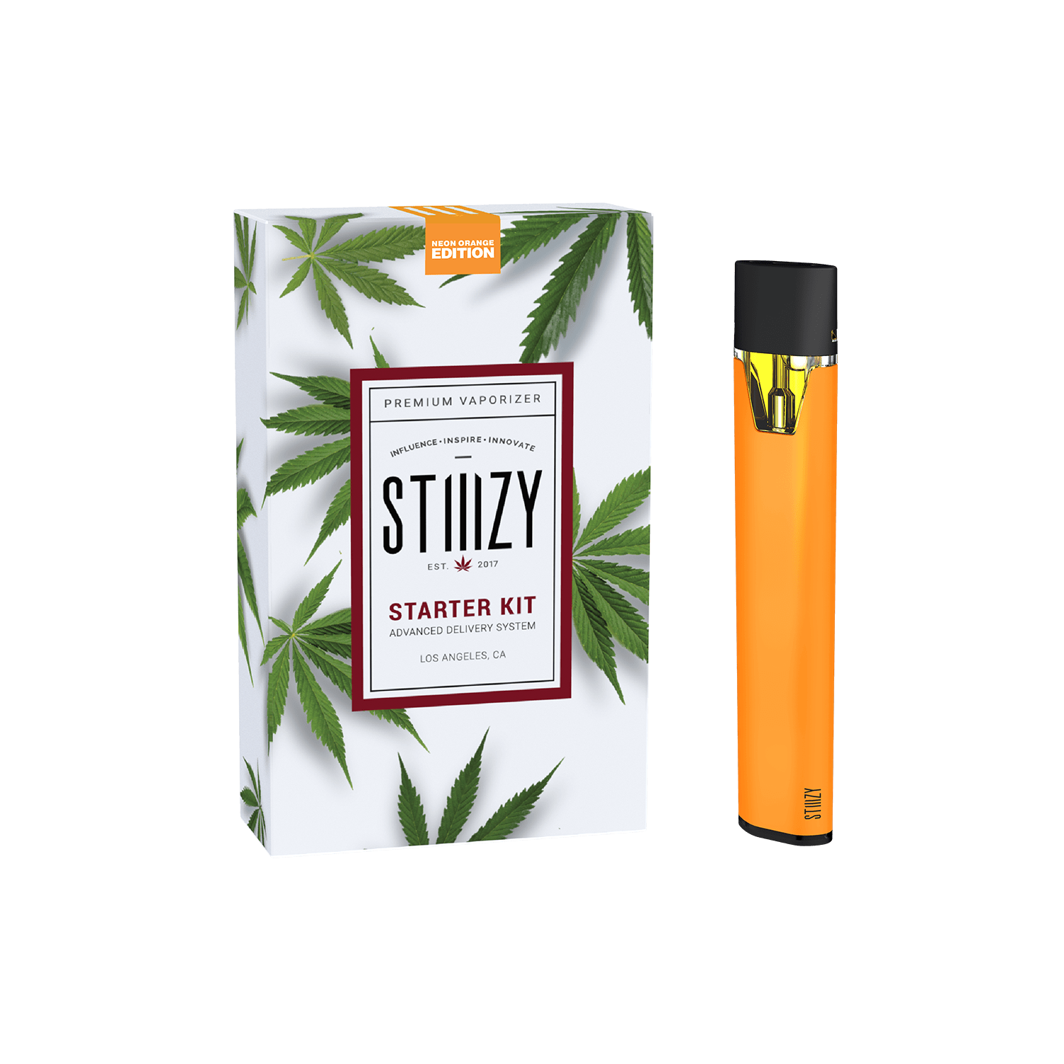 Stiiizy Starter Kit Battery Neon Orange