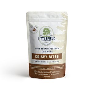 LITTLEFIELD CONFECTIONS - 300mg Crispy CBD Bites | Littlefield Confections 