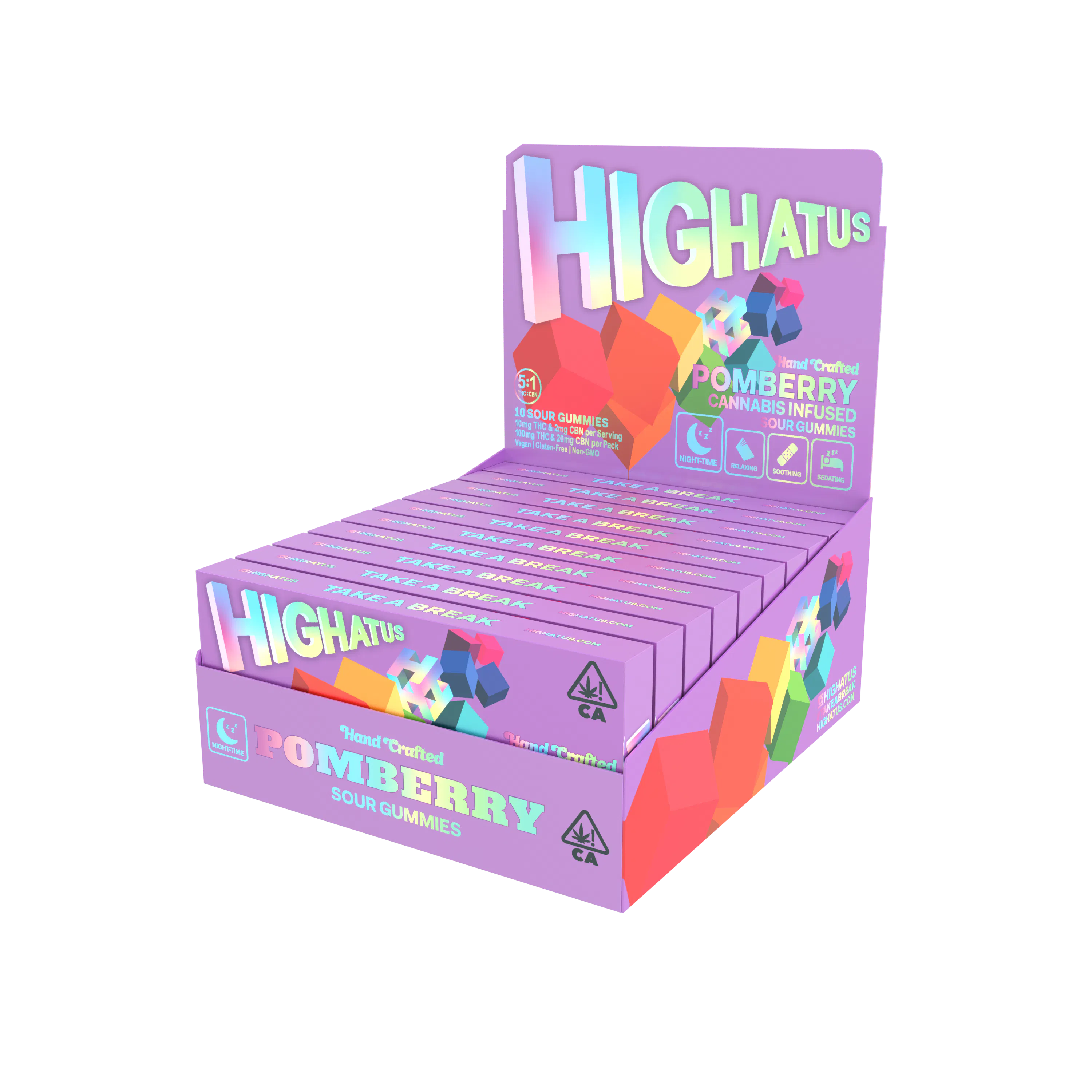 Highatus - Highatus | Pomberry | 2pk Sour Gummy Main Image