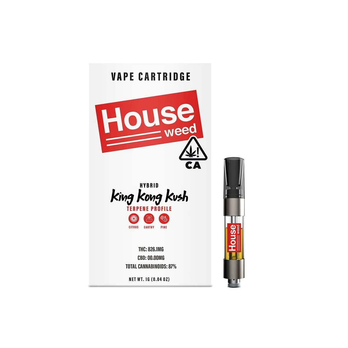 House Weed | King Kong Kush | Vape 1g