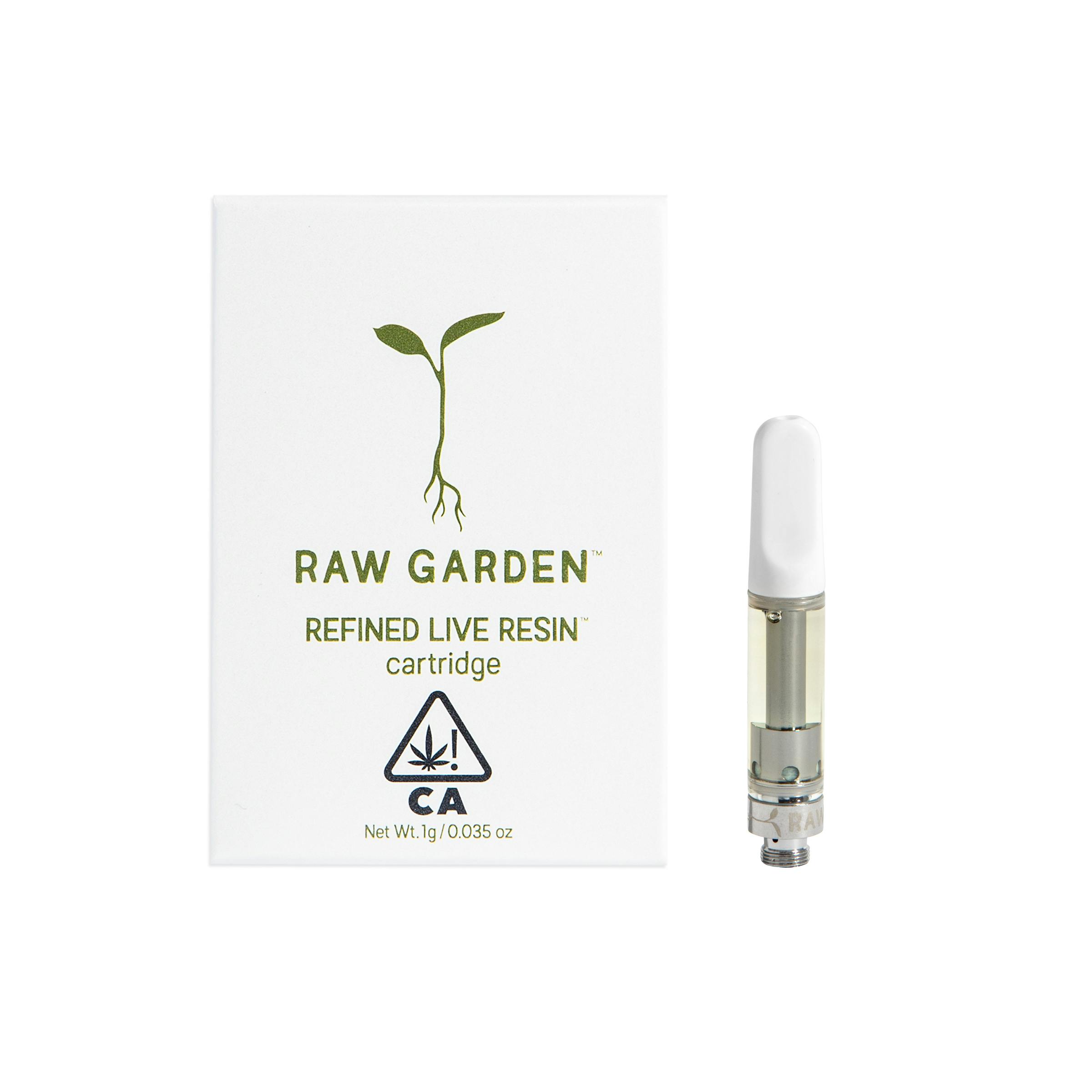 Slyme Time Refined Live Resin™ 1.0g Cartridge - Raw Garden