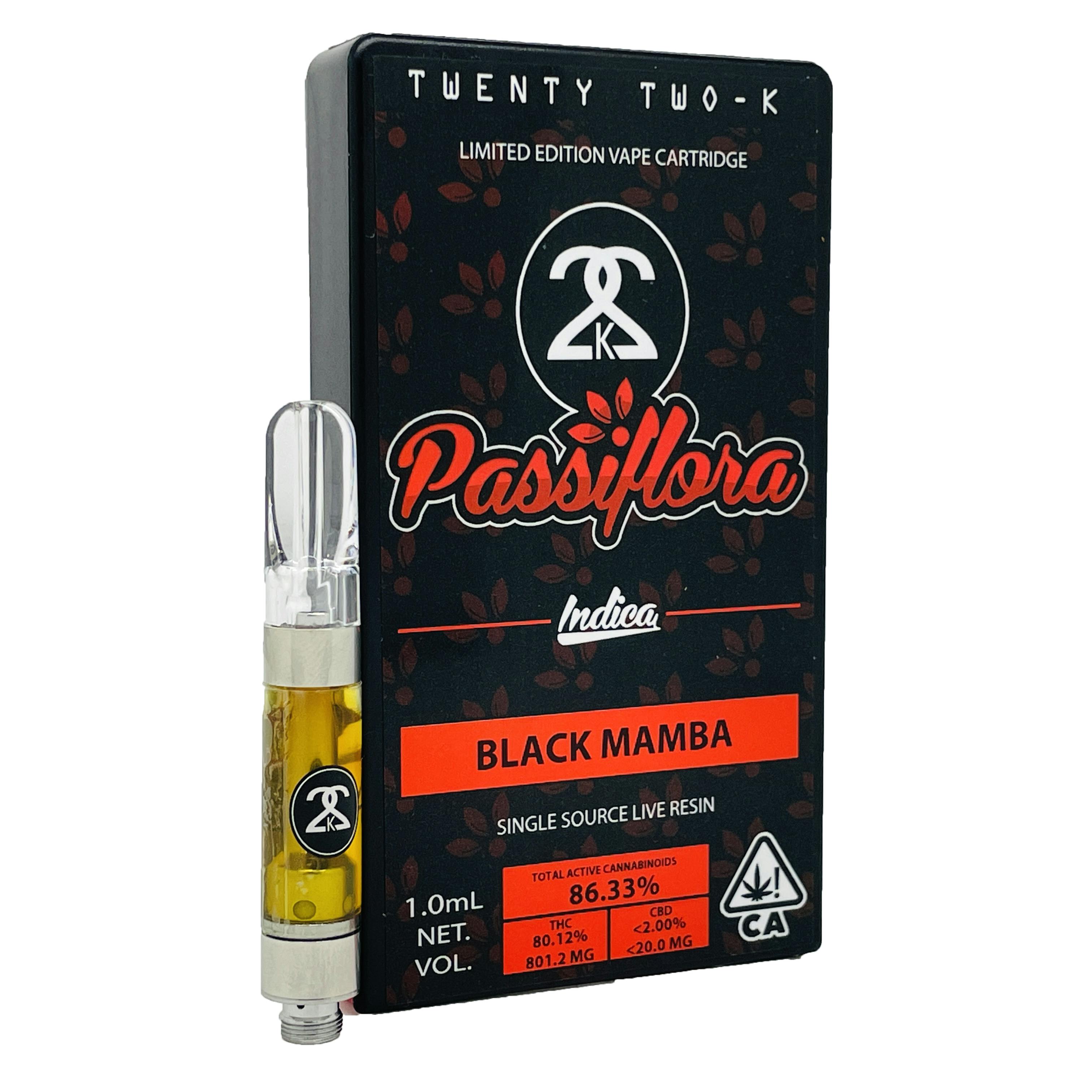 22K x Passiflora - Black Mamba - 1.0ml Cartrige - Twenty Two