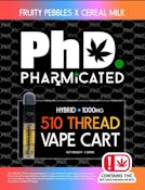 Pharmicated 510 Thread Vape Cart - 1000 mg - Fruity Pebbles X Cereal Milk