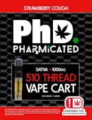 Pharmicated 510- 1000 mg  Strawberry Cough