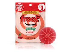 Froot Sour Cherry Gummy - 100mg Single Cut-to-dose