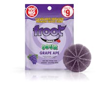 Froot Sour Grape Gummy - 100mg Single Cut-to-dose