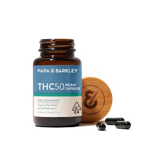PAPA & BARKLEY - Papa & Barkley THC50 Releaf Capsules, 20ct