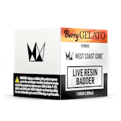 Berry Gelato Live Resin Badder 1g