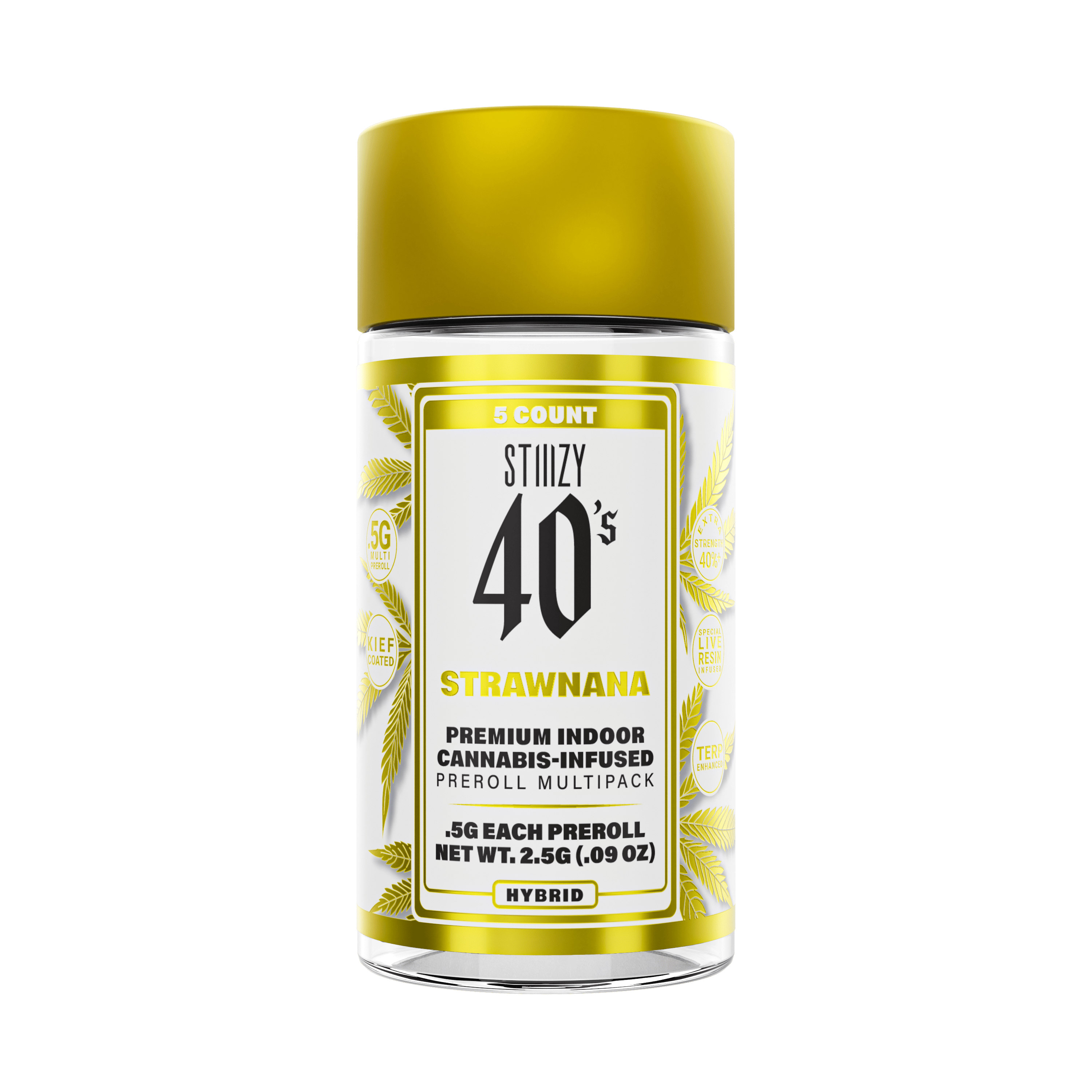 Strawnana | 2.5G 5PK Infused Prerolls