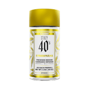 STRAWNANA - .5G 40's Infused Preroll 5 Pack