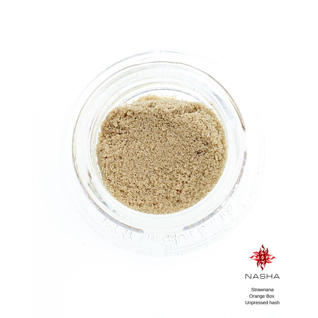 Strawnana Orange Unpressed Hash - NASHA