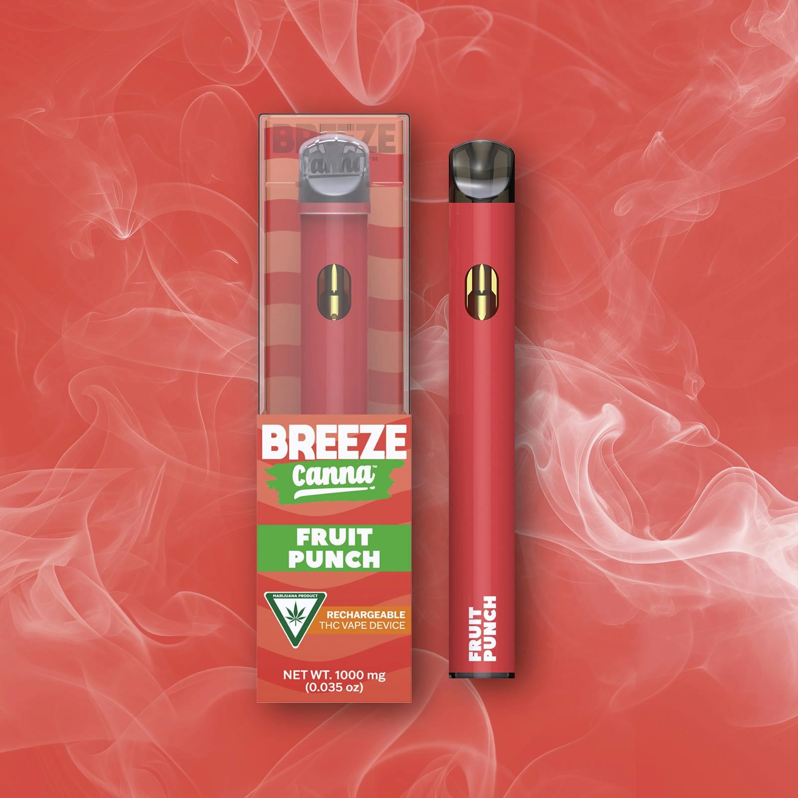 Fruit Punch - Classic 1g PLUS Vape Device — BREEZE Canna - Breeze